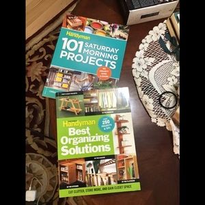 2 Handyman Books 101 Saturday morning Projects Best carpentry solutions 200 tip